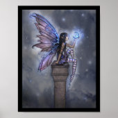 Little Blue Moon Fantasy Fairy Poster (Vorne)