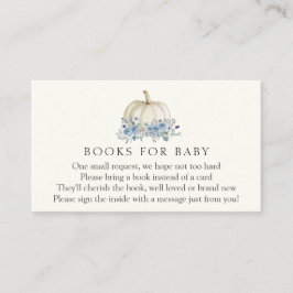 Little Blue Pumpkin Books for Baby Enclosure Card Begleitkarte