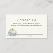 Little Blue Pumpkin Diaper Raffle Insert Card (Vorderseite)
