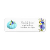 Little Blue Pumpkin Rücksendeadresse (Vorne)