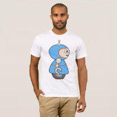 Little Blue Robot Mens T - Shirt (Vorne ganz)