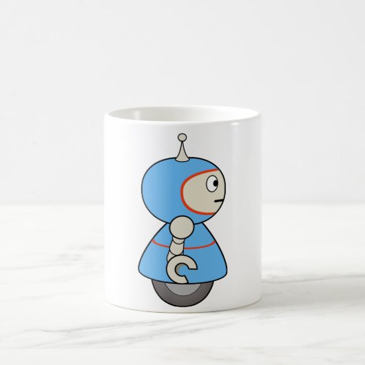 Little Blue Robot Tasse (Mittel)