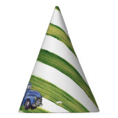 Little Blue Truck Inspiriert Geburtstag - Grüner S Partyhütchen (Rechts)