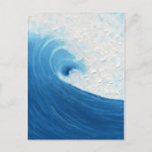 Little Blue Wave Postkarte (Vorderseite)