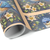 Little Blue Wrapping Paper Geschenkpapier (Rolleneckpunkt)