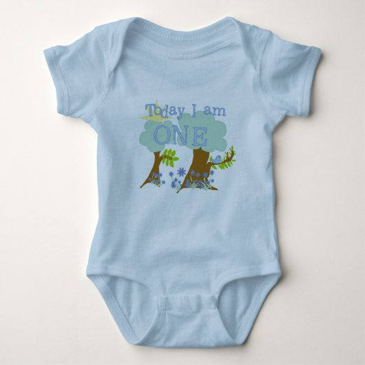 Little Bluebird 1st Birthday Tshirts und Geschenke (Vorderseite)