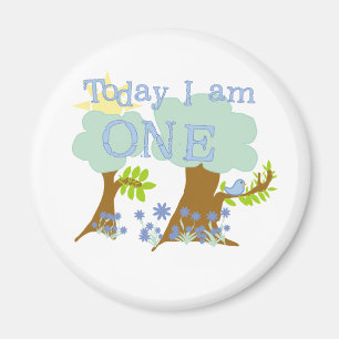 Little Bluebird 1st Birthday Tshirts und Geschenke Magnet