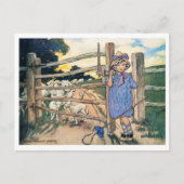 Little Bo-Peep, Jessie Willcox Smith Postkarte (Vorderseite)