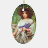 Little Bo Peep Keramikornament (Links)
