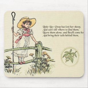 Little Bo Peep Kinderreim Mousepad