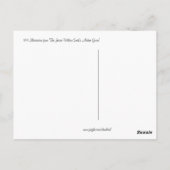 Little Bo-Peep Kinderzimmer Rhyme Postkarte (Rückseite)