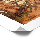 Little Bo-Peep Kinderzimmer Rhyme Print Poster (Ecke)