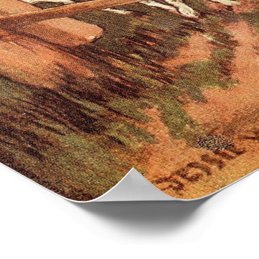 Little Bo-Peep Kinderzimmer Rhyme Print Poster (Ecke)