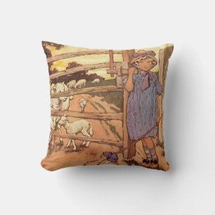 Little Bo-Peep Kinderzimmer Rhyme Square Kissen