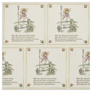 Little Bo-Peep: Klassische Kate Greenaway-Kinderst Stoff