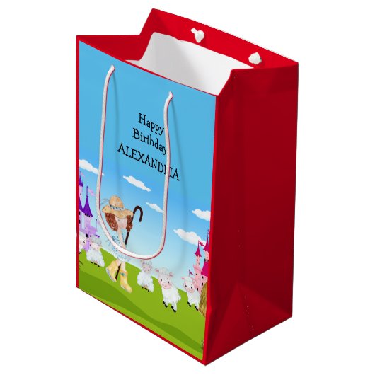 Little Bo Peep New Fun Kids Fab Phantastisch Mittlere Geschenktüte (Vorderseite Schrägansicht)