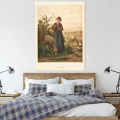 Little Bo-Peep von Bobbitt & Hopper (1867) Leinwanddruck (Insitu (Schlafzimmer))