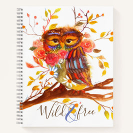 Little Boho Owl Notizblock