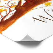 Little Boho Owl Poster (Ecke)