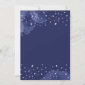 Little Bom Halloween niedlicher Mädchenturm Einladung (Rückseite)