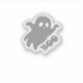 Little Boo Aesthetic Simple Aufkleber (Vorderseite)