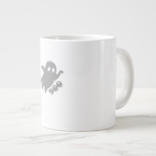 Little Boo Aesthetic Simple Jumbo-Tasse (Vorderseite Rechts)