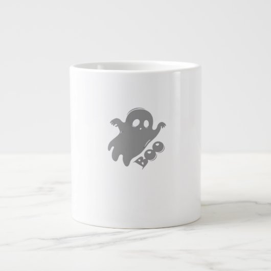 Little Boo Aesthetic Simple Jumbo-Tasse (Vorderseite)
