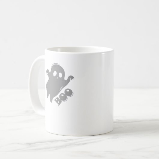 Little Boo Aesthetic Simple Kaffeetasse (Vorderseite Links)