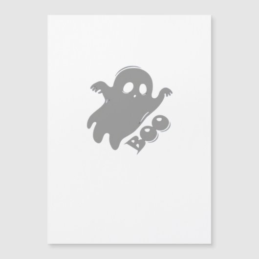 Little Boo Aesthetic Simple Magnetkarte (Vorderseite)
