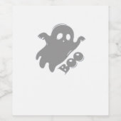 Little Boo Aesthetic Simple Weinetikett (Einzelnes Label)