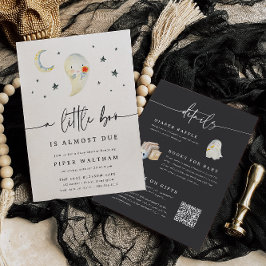 Little Boo All-in-One Halloween Baby Shower Einladung