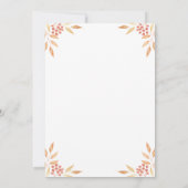 Little Boo Almost Due Cat in Hexenhut Babydusche Einladung (Rückseite)