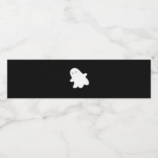 Little Boo Ästhetik Cool Wasserflaschenetikett (Einzelnes Label)