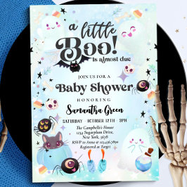 Little Boo Baby Boy Blue Baby Dusche Einladung