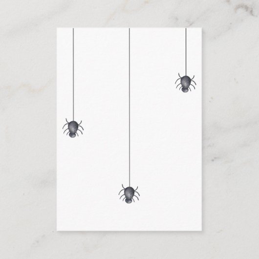 Little Boo Baby Dusche - Display Dusche Begleitkarte (Rückseite)