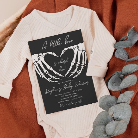 Little Boo Baby Dusche Einladung