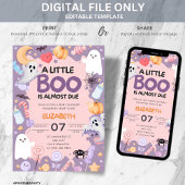 Little Boo Baby Dusche Halloween Einladung