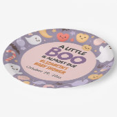 Little Boo Baby Dusche Halloween Pappteller (Schrägansicht)