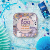 Little Boo Baby Dusche Pumpkin Halloween Pappteller (Party)