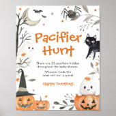 Little Boo Baby Dusche Schnuller Jagdspiel Schild (Vorne)