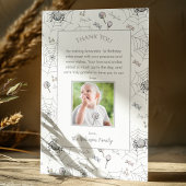 Little Boo Baby Halloween Spiders Danke Karte