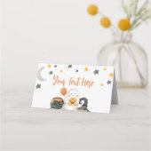 Little Boo Baby Shower Platzkarte (Vorderseite)