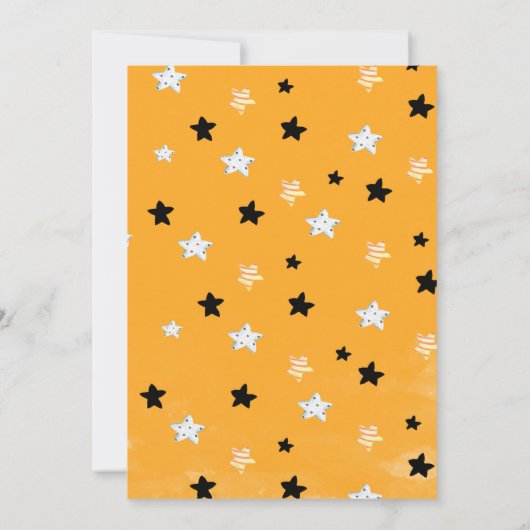 Little Boo Baby Shower Pumpkin Ghost Halloween Einladung (Rückseite)