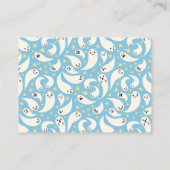 Little Boo Blue Baby Duschbucher Begleitkarte (Rückseite)