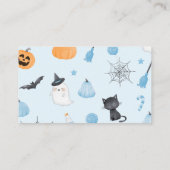 Little Boo blue Books for baby ticket Begleitkarte (Rückseite)