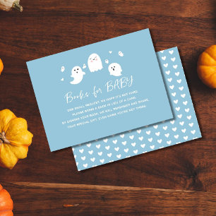 Little Boo Blue Boy Halloween Books for Baby Begleitkarte