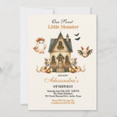 Little Boo Boho Birthday Bash Einladung (Vorderseite)