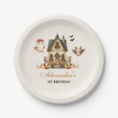 Little Boo Boho Birthday Bash Pappteller (Vorderseite)