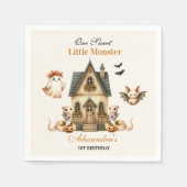 Little Boo Boho Birthday Bash Serviette (Vorderseite)