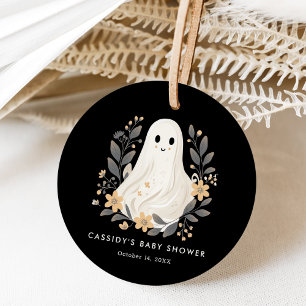 Little Boo Boho Ghost Halloween Baby Shower Geschenkanhänger
